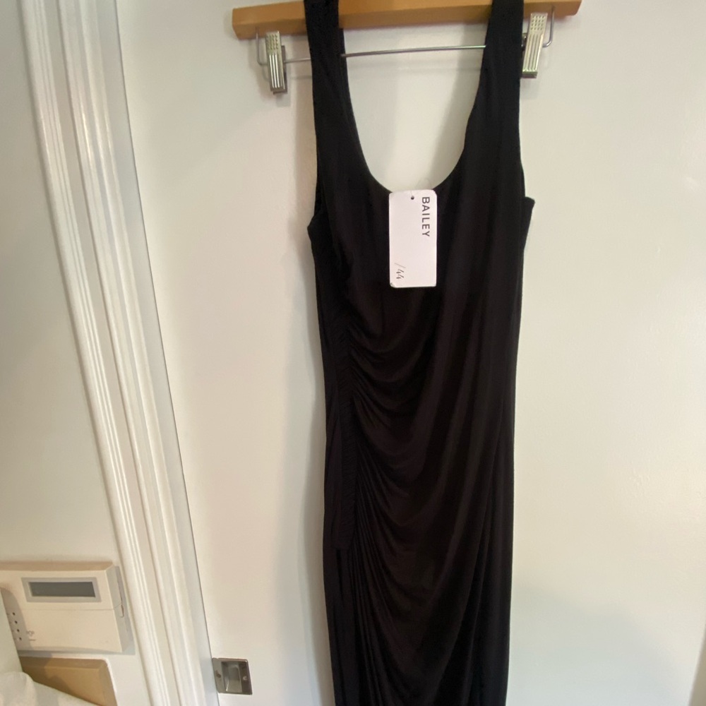 Bailey 44 Black Bodycon Midi Dress Woman’s Size Extra Small - Picture 5 of 7